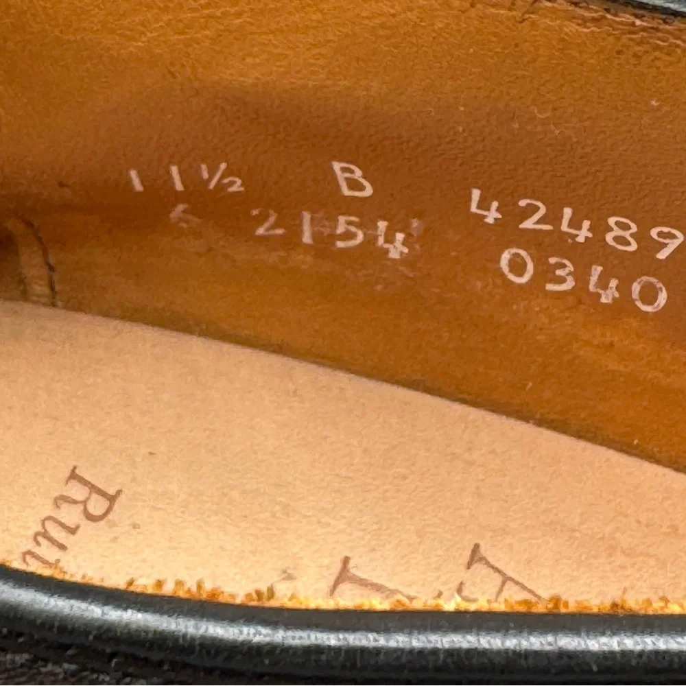 Allen Edmonds Rutland Men’s 11.5 (Narrow)‎ Dark Brown Walnut Wingtip Dress Shoes